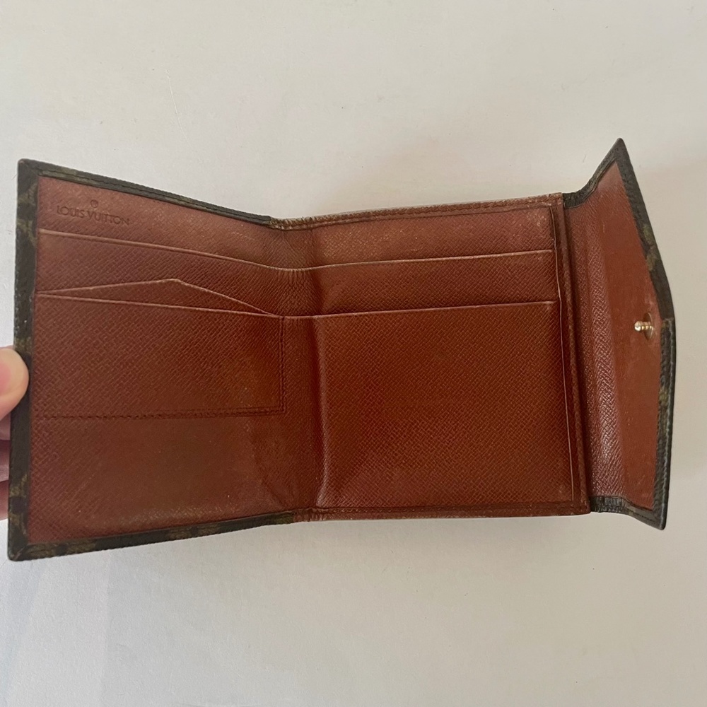 Louis Vuitton Monogram Elise Double Sided Snap Wallet LV Vintage - Picture 7 of 16